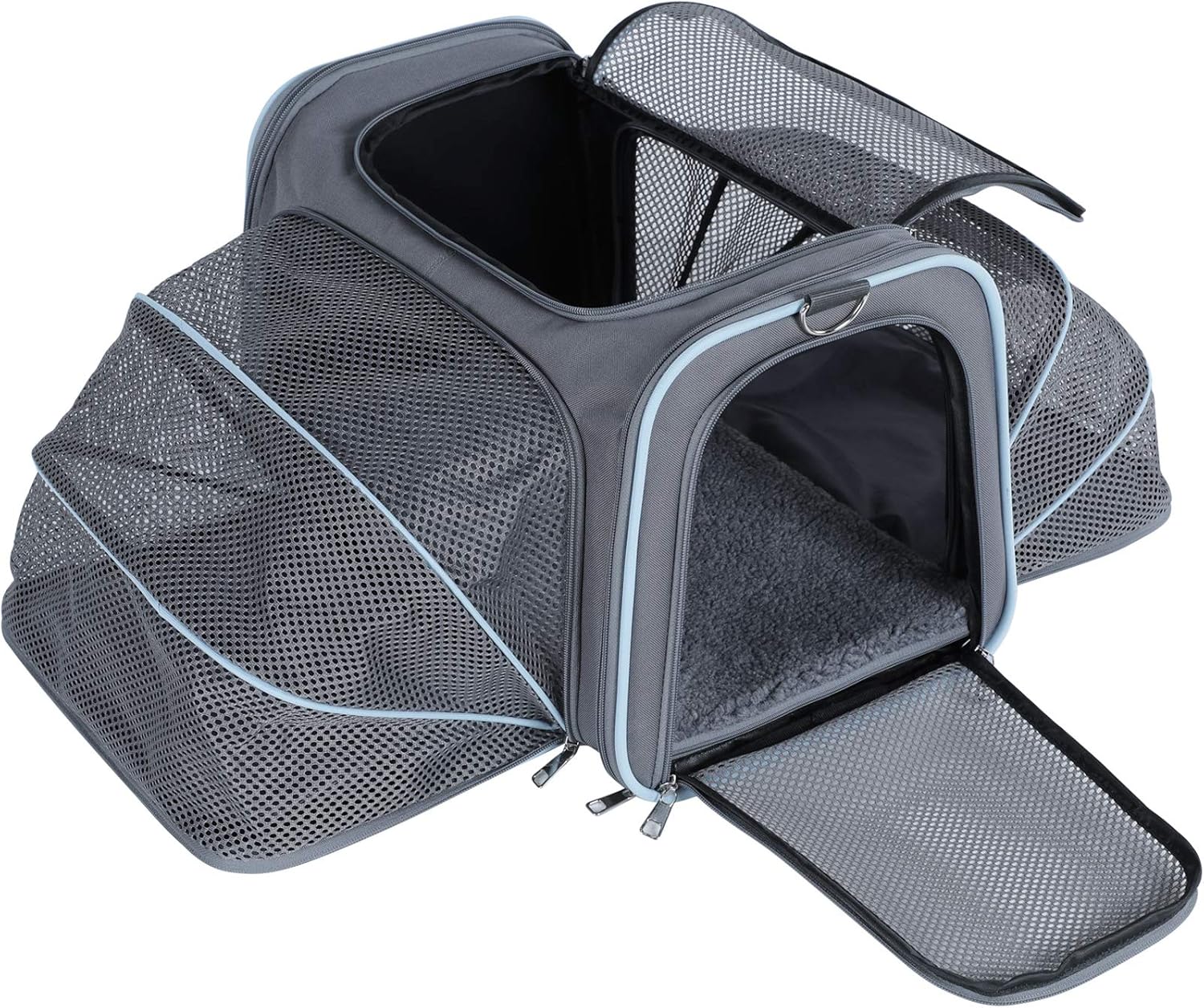 A4Pet Airline Approved Cat Carrier Dog Carriers,Removable Soft-Sided Portable Pet Travel Washable Carrier for Kittens,Puppies,Rabbit,Hamsters