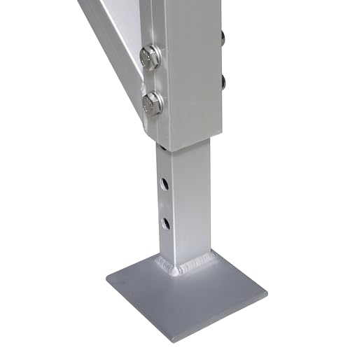 Extreme Max 3005.4333 Jumbo-Tread Universal Mount Dock Stairs with Railing - 5-Step