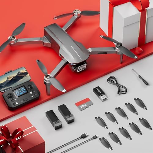 Drone with Camera for Adults Beginner 4K,52-Min Max Flight Time,10000 Feet Control Range,249g Foldable FPV RC Quadcopter,Smart Return Home