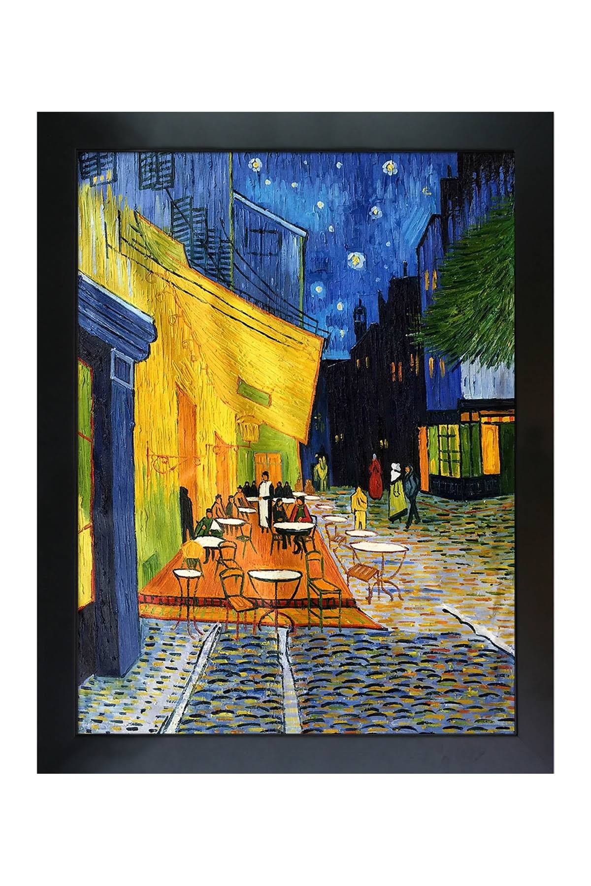 Vincent Van Gogh &Cafe Terrace at Night& Canvas Art