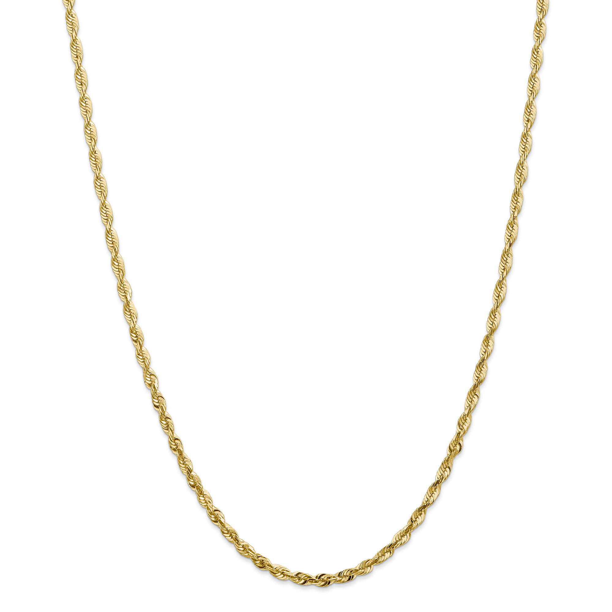 Beautiful 14k 4mm D/C Extra-Light Rope Chain