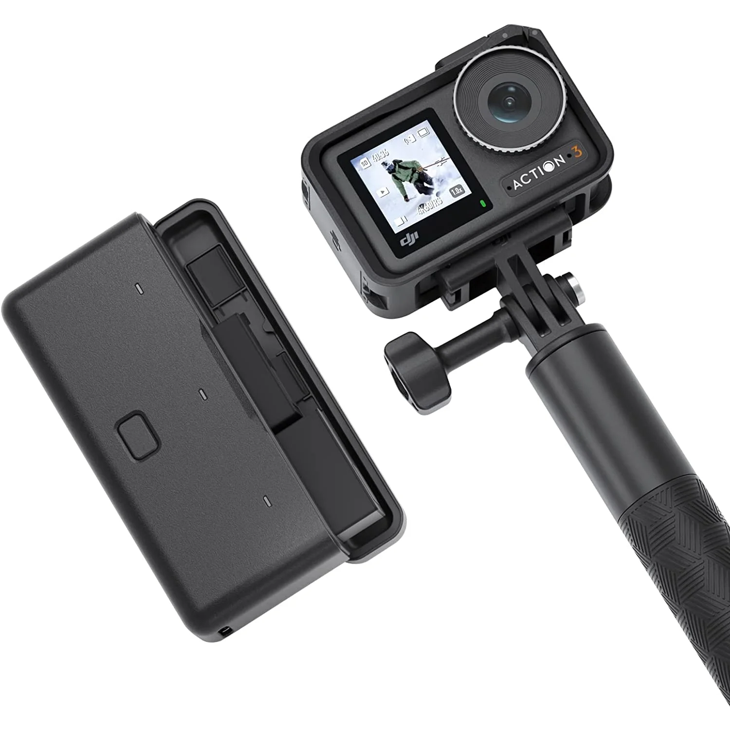 DJI Osmo Action 3 Action Camera - Adventure Combo with 64GB Accessory Bundle