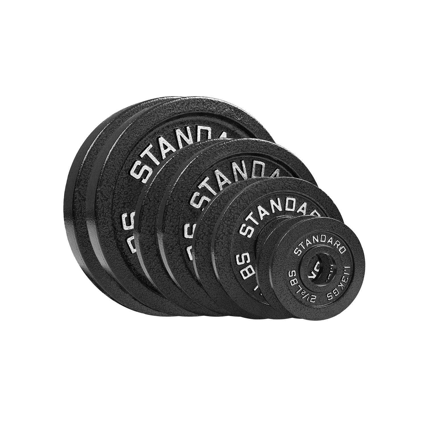 Steel Olympic Plates Set Olympic Standard Premium Coated 2.5lb, 5lb, 10lb, 25lb and for Weight Lifting Powerlifting - Sports Supplies Online Store