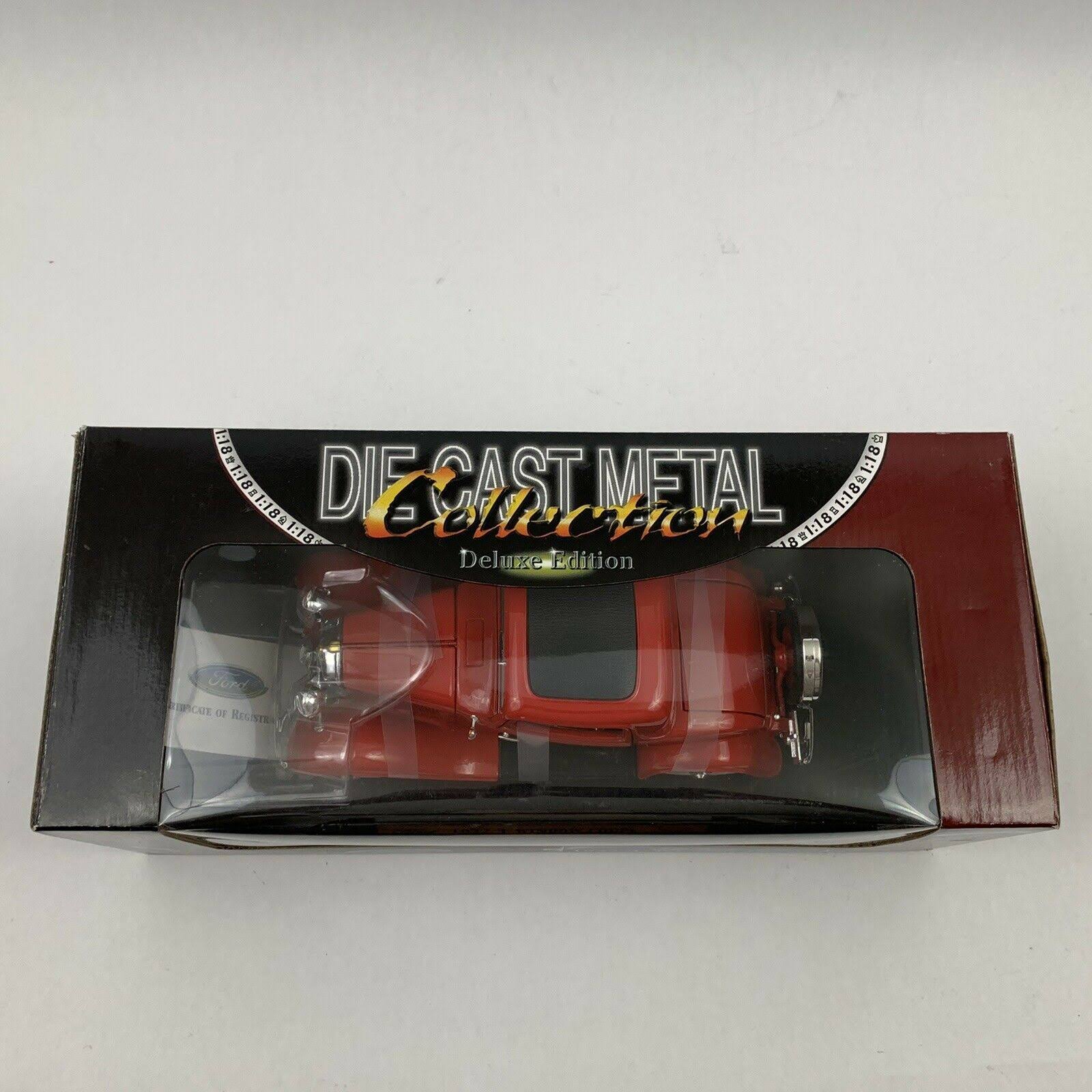 1932 Ford 3 Window Coupe Blue 1/18 Diecast Car Model by Road Signature
