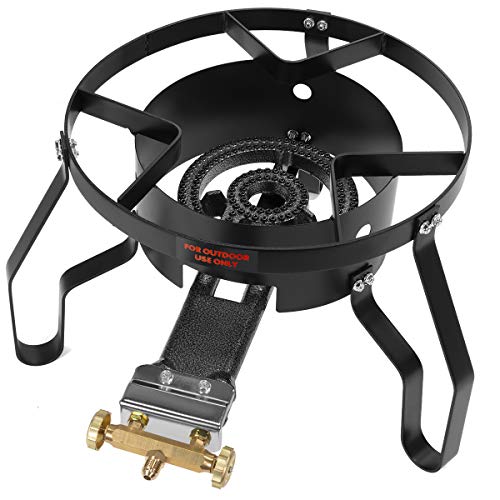 Barton Turkey Deep Fryer High Pressure Burner All Purpose Aluminum Boiler Roaster Clam Bake Crawfish Pot Boiling Lid Seafood Cajun Gas Stove Burner