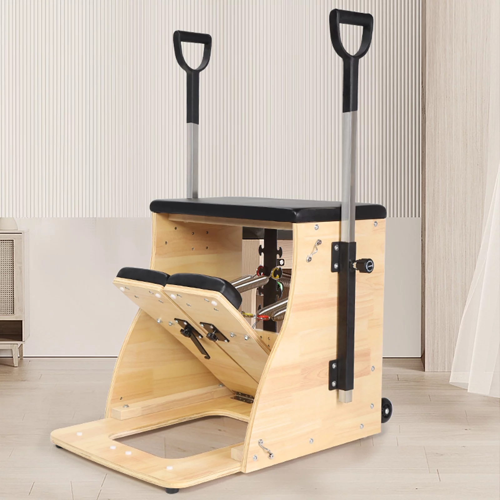 Pilates Chair, Pilates Reformer Machine for Home, Stability Pilates Pro Chair Equipment, Yoga Pilates Fitness Trainer - Radiant Selections