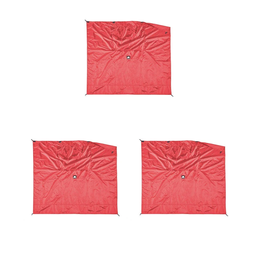 Clam Quick Set Escape Sport Tailgating Shelter Tent + Wind u0026 Sun Panels (3 Pack)