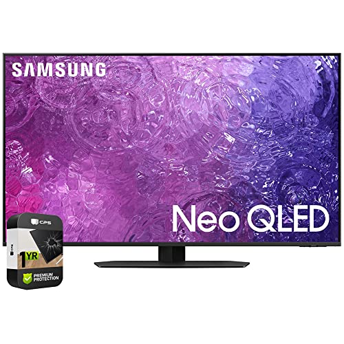 Samsung QN65QN90DA 65 Inch Neo QLED 4K Smart TV (2024) Bundle with 1 YR CPS Enhanced Protection Pack