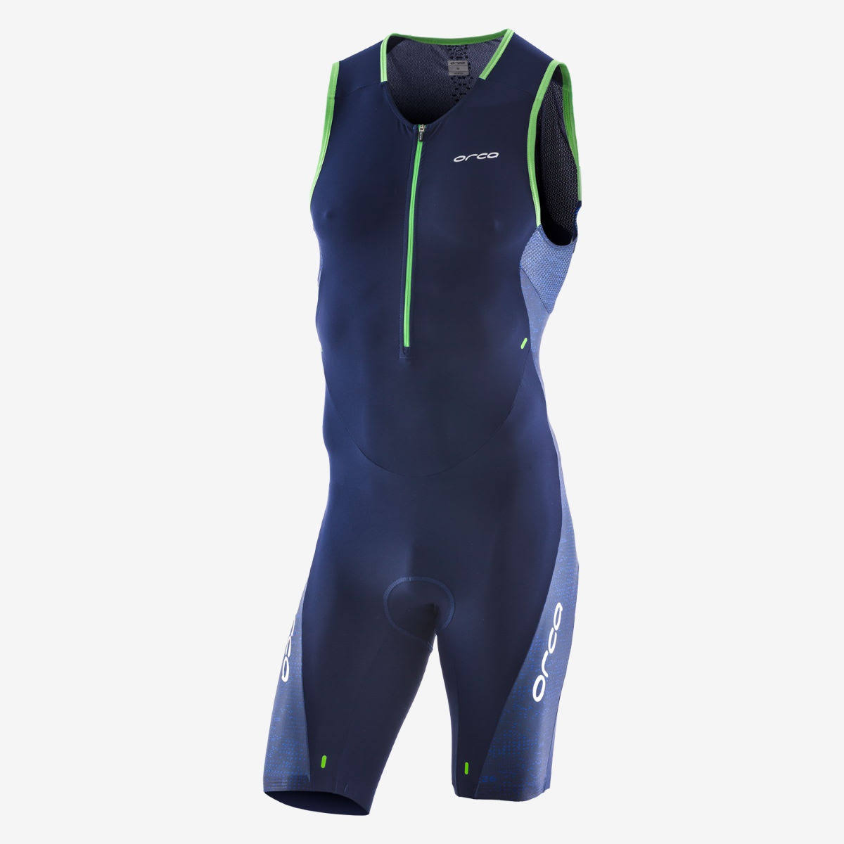 Orca 226 Race Suit Perform Sleeveless Tri Suit Blue Green Xs