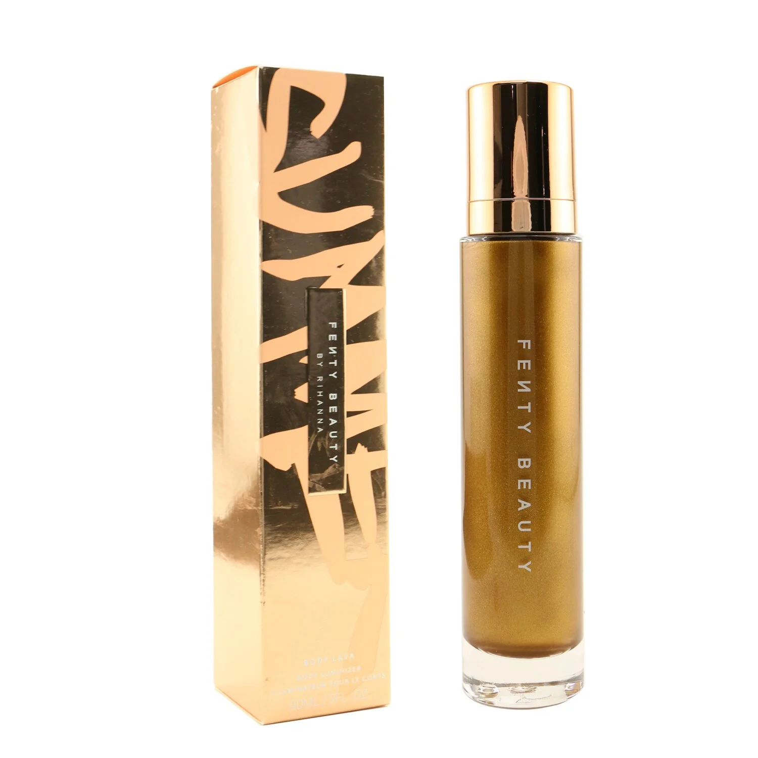Fenty Beauty by Rihanna Body Lava Body Luminizer - # Brown Sugar (Glistening Bronze) 90ml/3oz