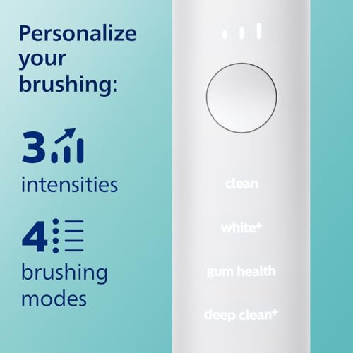 Philips Sonicare DiamondClean Smart 9300 Electric Toothbrush, Sonic Toothbrush with App, Pressure Sensor, Brush Head Detection