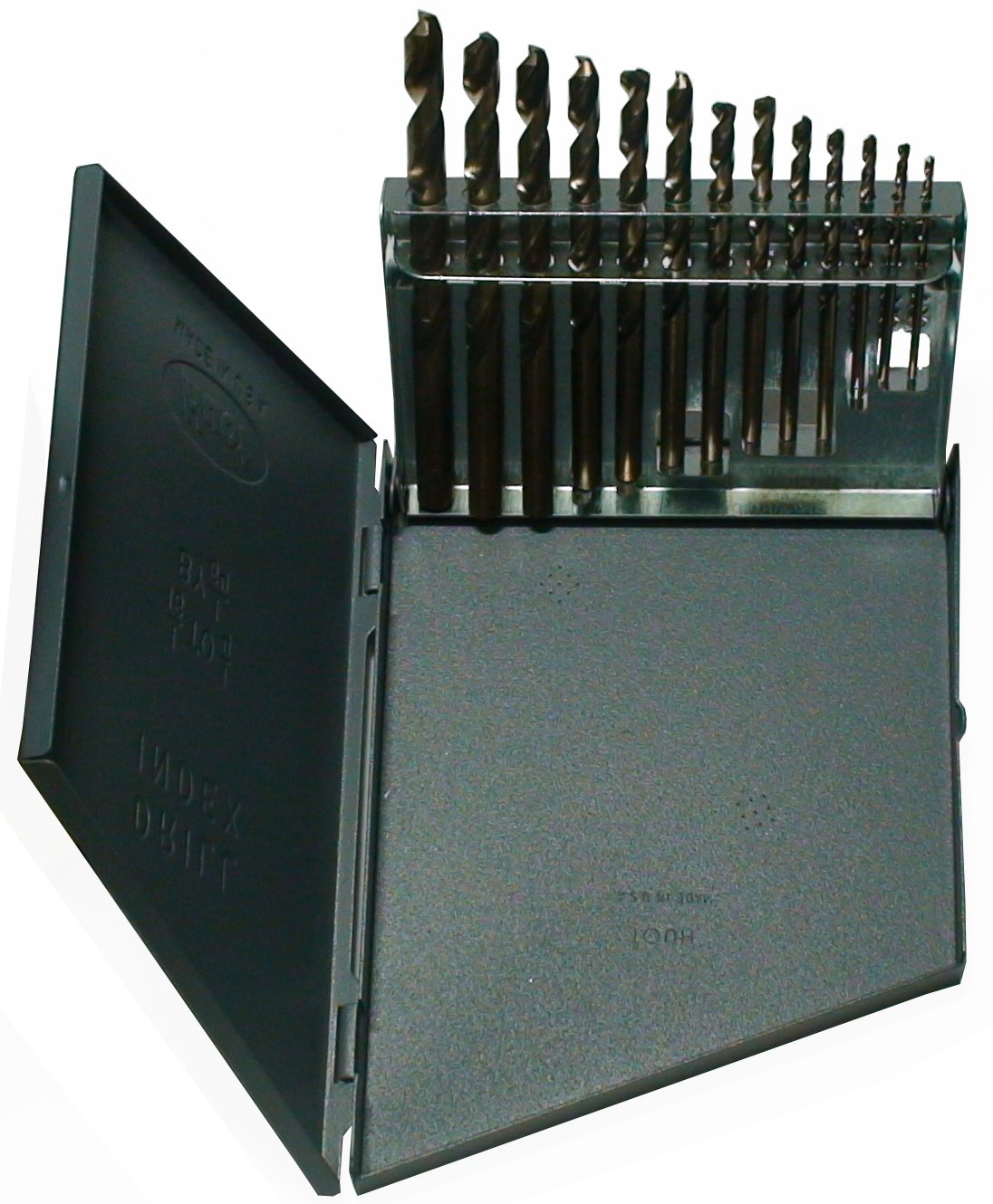Drill America 29 Piece m42 Cobalt Drill Bit Set (1/16" - 1/2" X 64ths), D/ACO Series