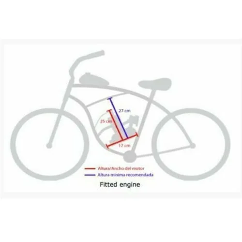 100cc Bicycle Engine Kit 2-Stroke Gas Motorized Motor Bike Modified Set for Bike - Radiant Selections