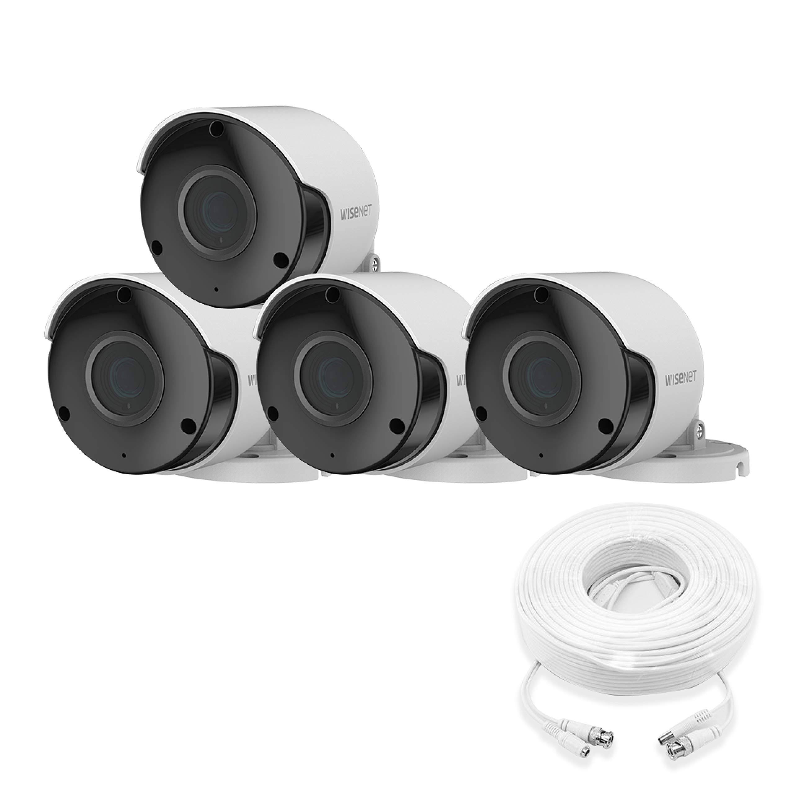 Wisenet sdc-89445bf-4pk - 5MP Super HD Weatherproof Bullet Camera (4 Pack)