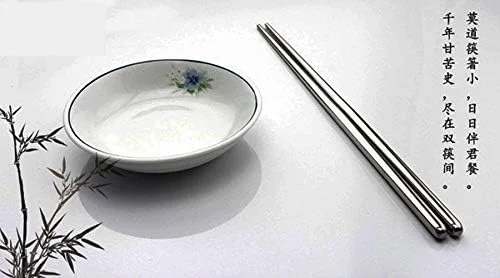 Stainless Steel Chopsticks Metal Reusable Dining Chopsticks 10 Pairs$$Home Decor, Kitchen, &amp; Other