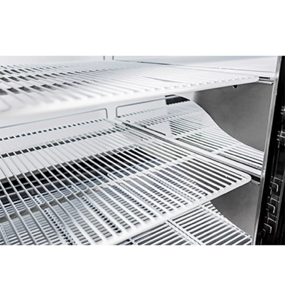 18 Cu Ft 48 ins Deli Case Meat/Seafood Display Showcase Commercial Refrigerator Cooler Case for Bakery Pastry Deli Curved Glass Restaurant display