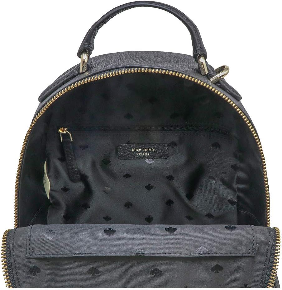 Kate Spade New York Jackson Medium Leather Backpack, Black 2019, Size Medium