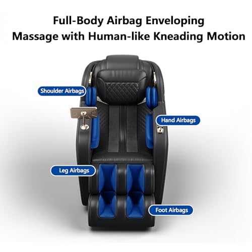 Massage Chair Full Body, Zero Gravity Massage Recliner Chairs with Hip Heat, Foot Massage and Air Massage System for Touch Screen Controller
