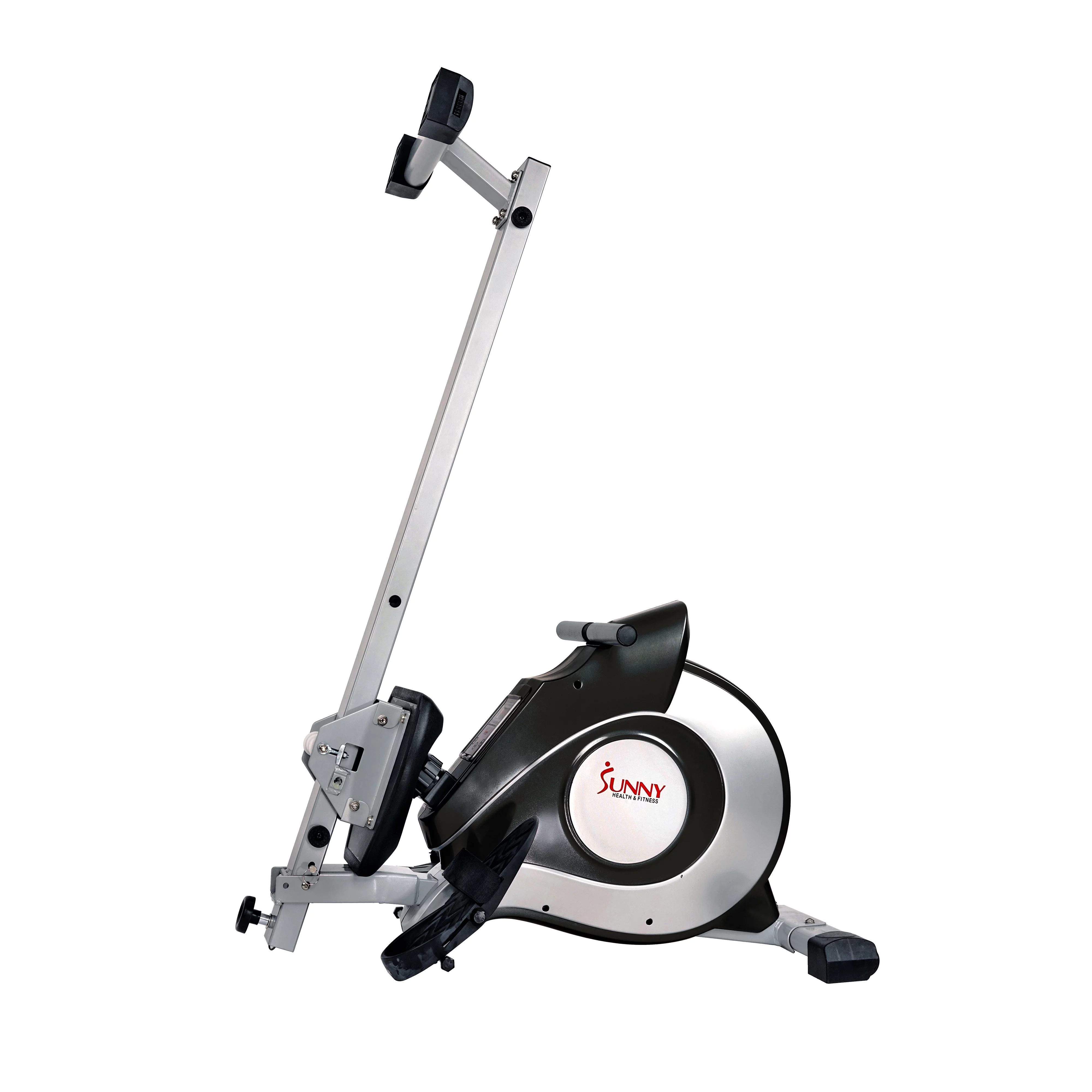 Sunny Health & Fitness Smart Magnetic Rowing Machine with Extended Slide Rail with Optional Exclusive SunnyFit® App Enhanced Bluetooth Connectivity