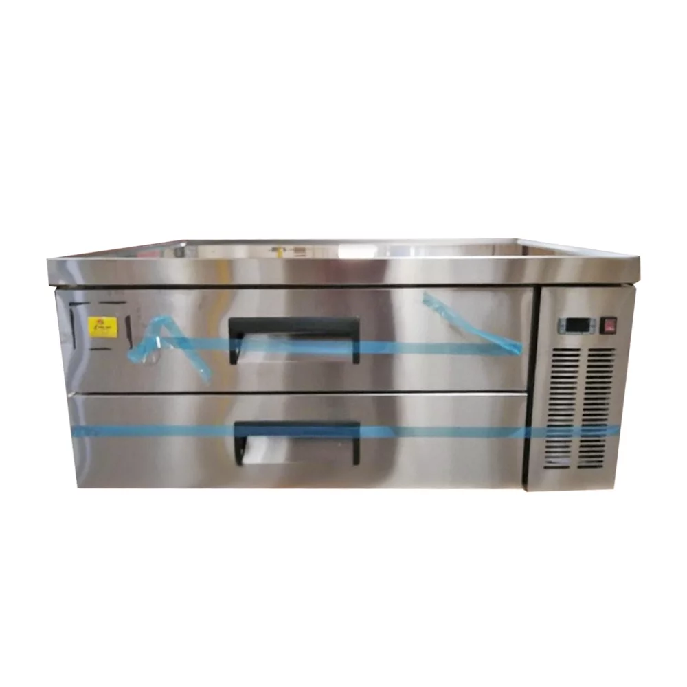 48" Commercial Chef Base 33°-41°F Stainless Steel Refrigerator