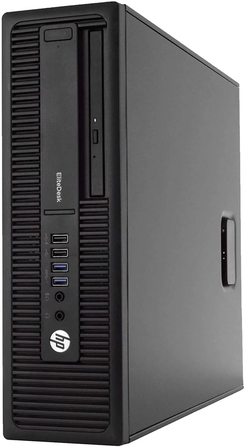 Restored Gaming HP 800G1 Desktop SFF Computer PC Intel Core i5 Processor 8GB Ram 500GB HDD NVIDIA GT 1030 2GB 19" LCD Bto KB & Mouse Wifi Adapter