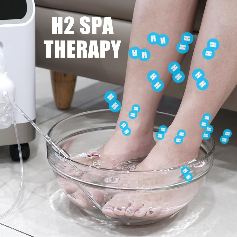 Qlife H2 Respire 1000 Clinical Molecular Pure Hydrogen & OxyHydrogen Browns Gas Inhalation System | Hydrogen Water Generator | German Electrode SPE