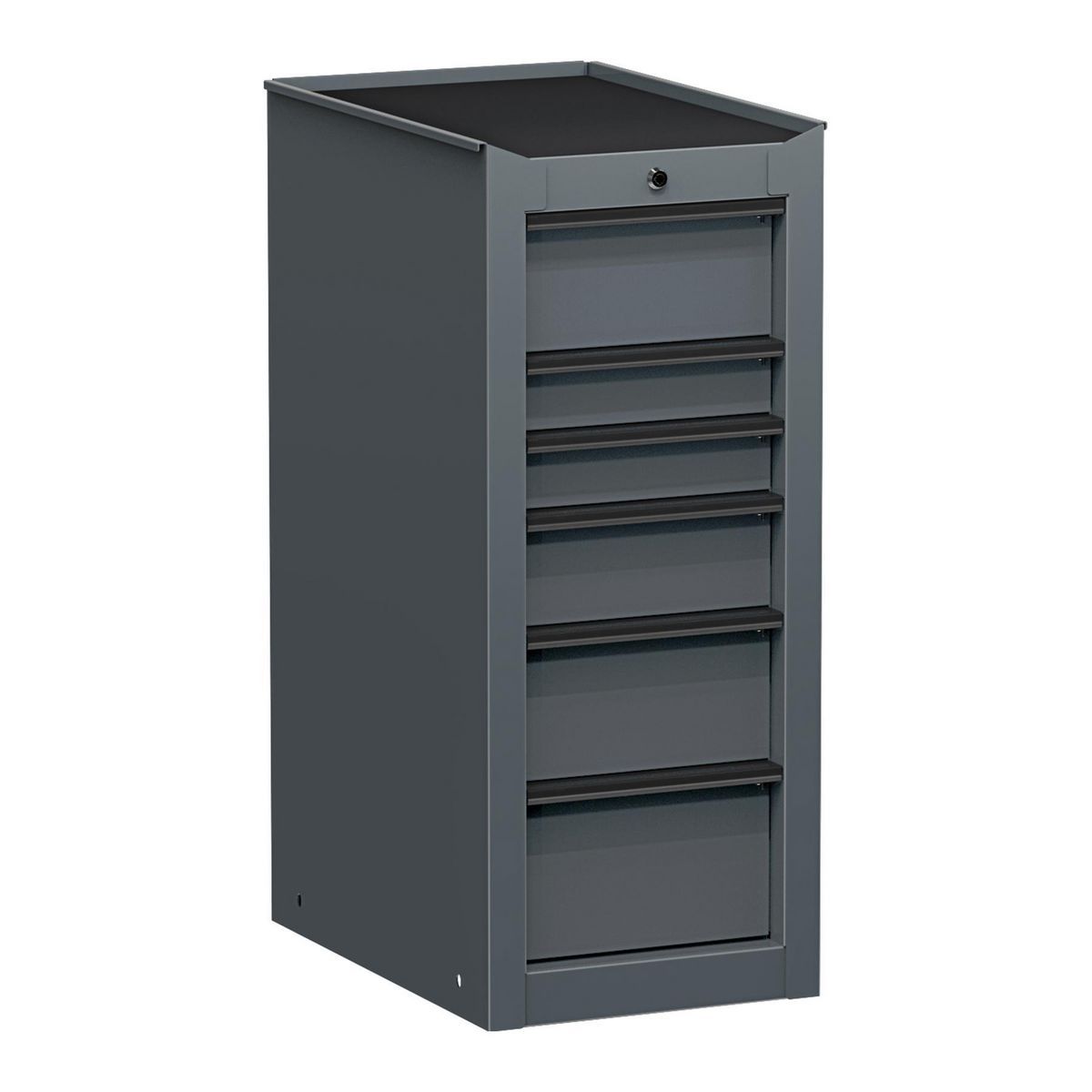 U.S. GENERAL 15 in. End Cabinet, Series 3, Slate Gray