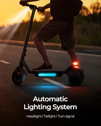 MEGAWHEELS Electric Scooter,500W Electric Scooter for Adults,31 Miles Range,10in Pneumatic Tires,10.4AH Battery,15.5 mph Speed