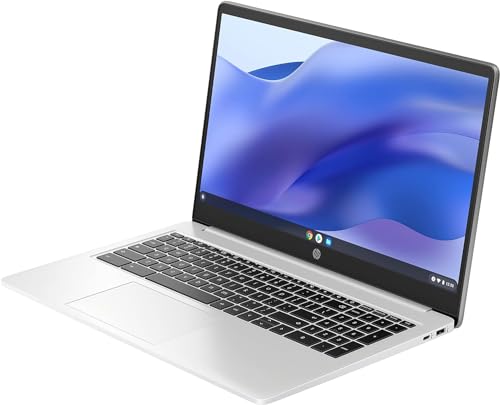 HP 15.6 HD Premium Chromebook, Intel Celeron N Processor 3.7GHz Turbo Speed, 8GB Ram, 64GB SSD, Ultra-Fast WiFi Up to 1700 Mbps, Chrome OS