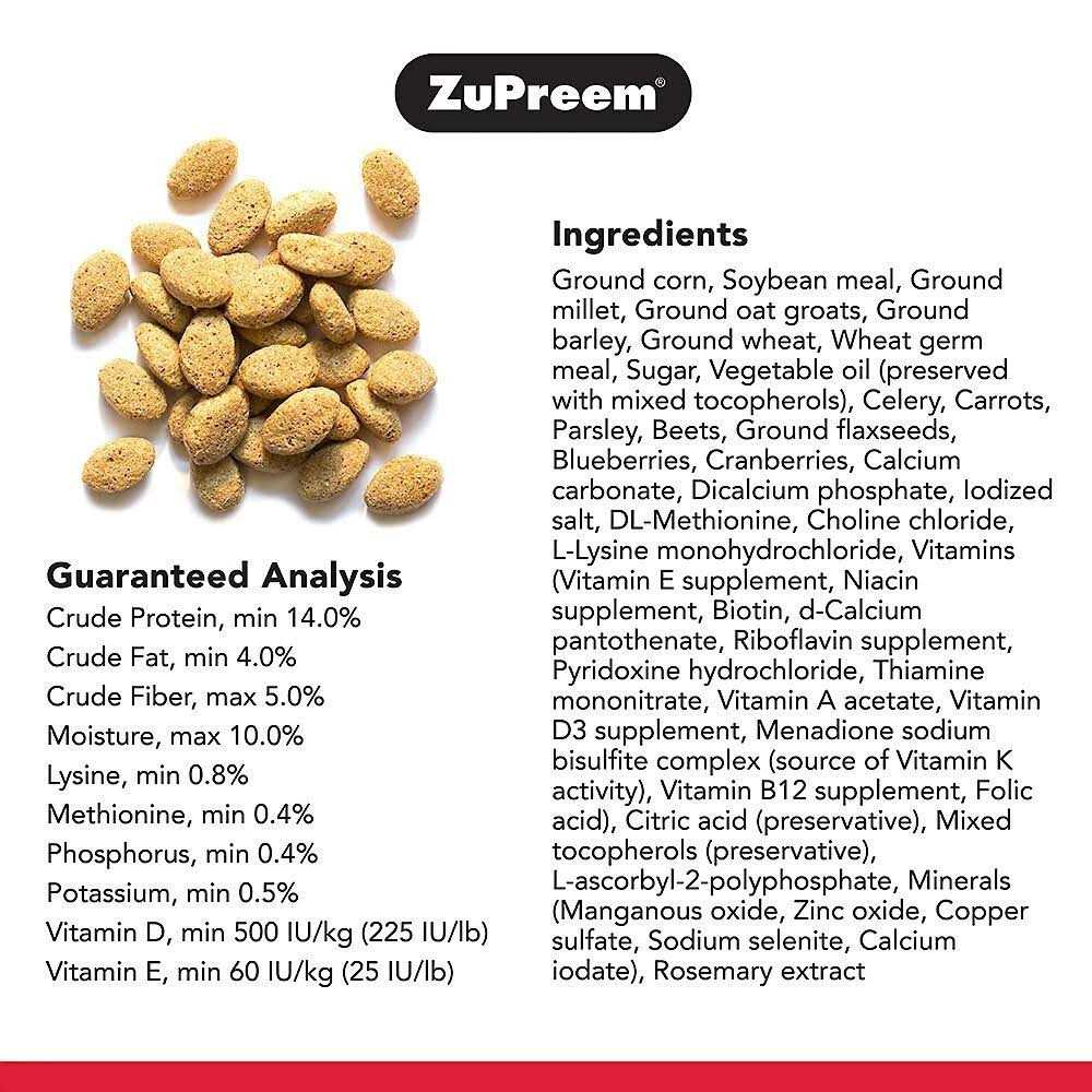 Zupreem Natural Bird Food - Pet Supplies online store