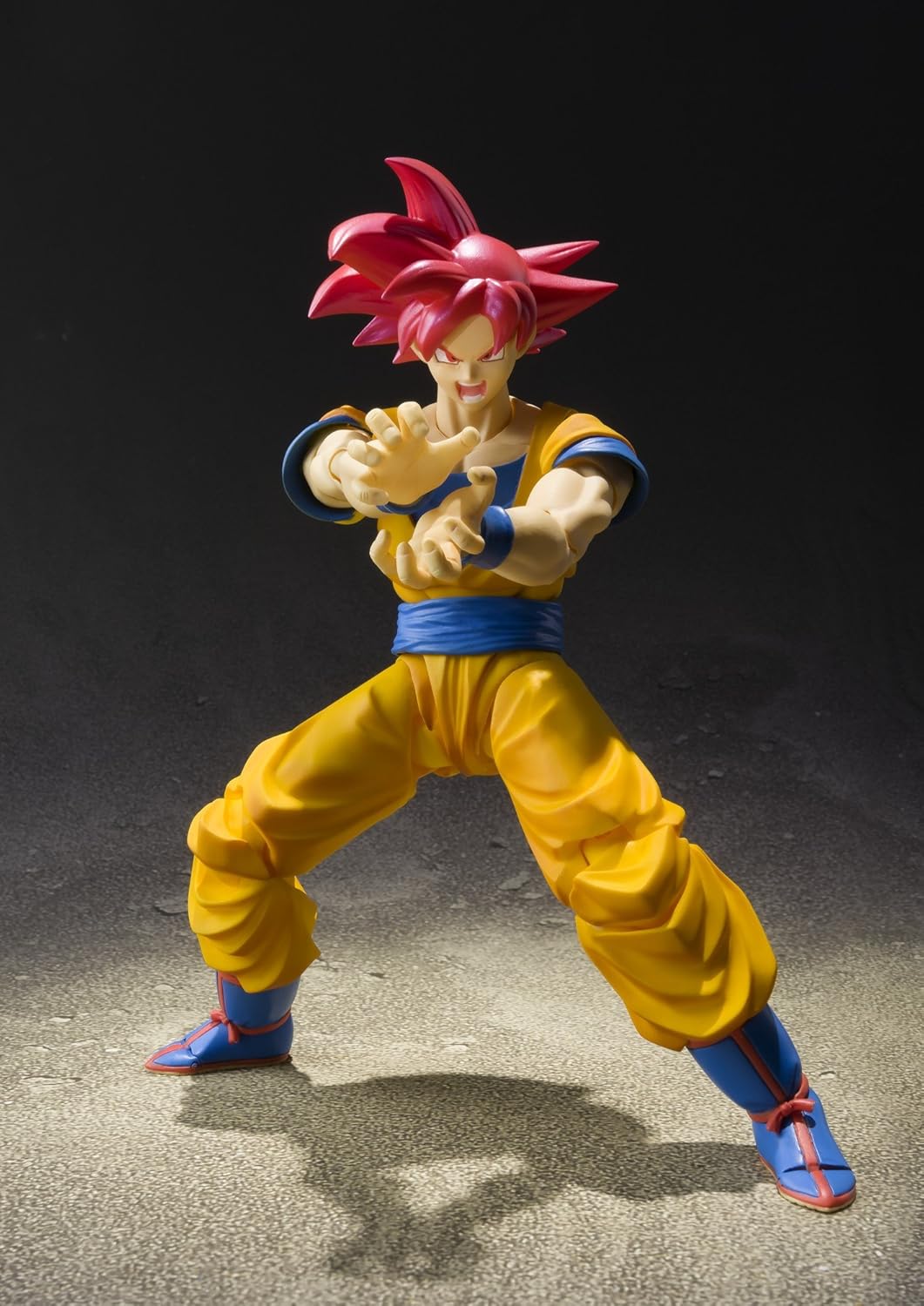 Bandai Tamashii Nations S.H. Figuarts Super Saiyan God Son Goku "Dragon Ball Super" Action Figure