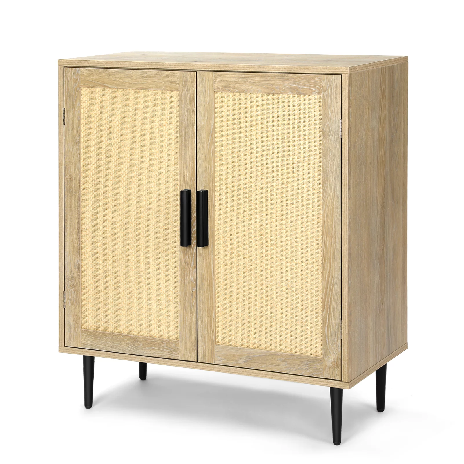 Richya 34.4'' Tall Sideboard Buffet Cabinet with Rattan Doors, for Dining Room, Kitchen, Living Room