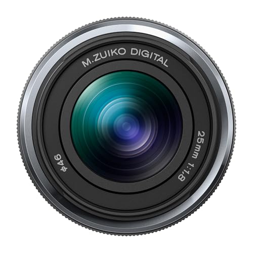 OM SYSTEM M.Zuiko Digital 25mm F1.8 II Lightweight Weather-Sealed Compact Lens with 9-Element and 7-Group Design (Micro Four Thirds)