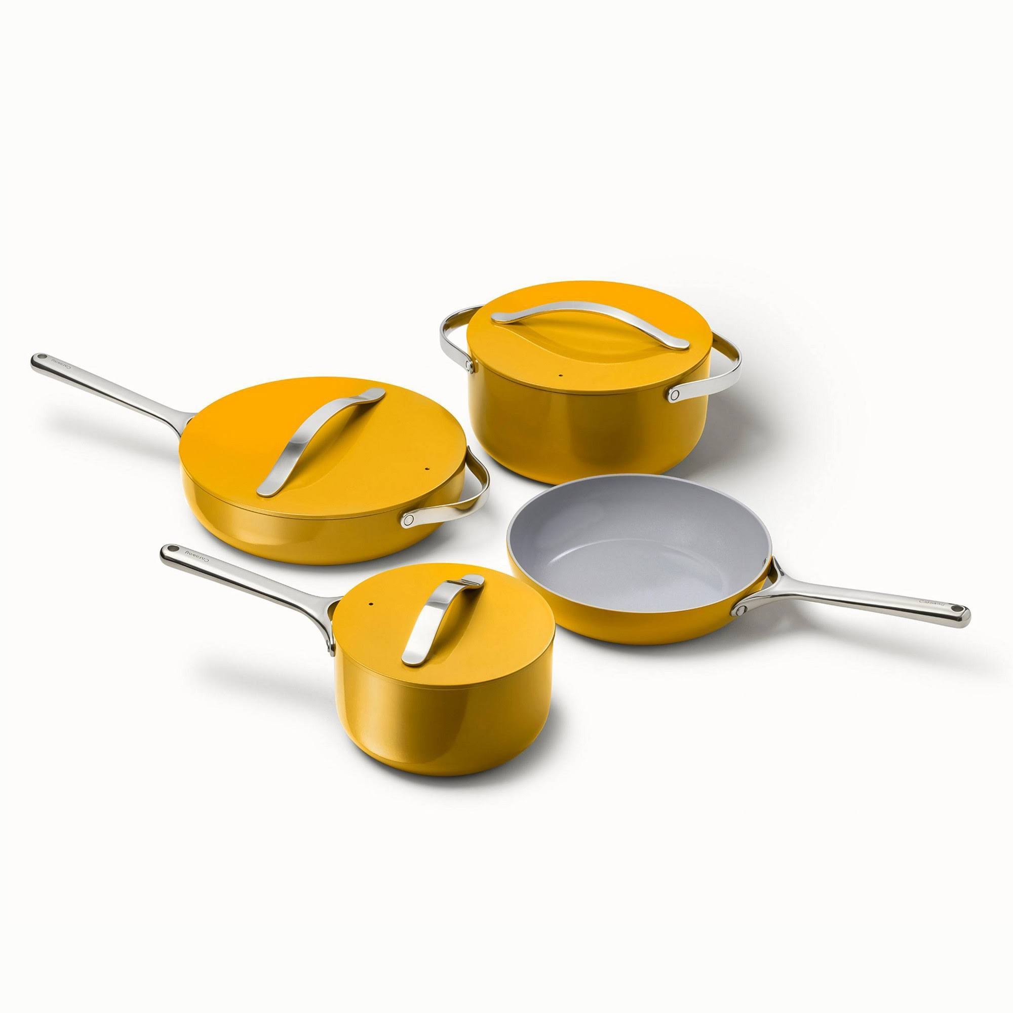 Caraway Home Marigold 7-Piece Non-Stick Ceramic Cookware Set