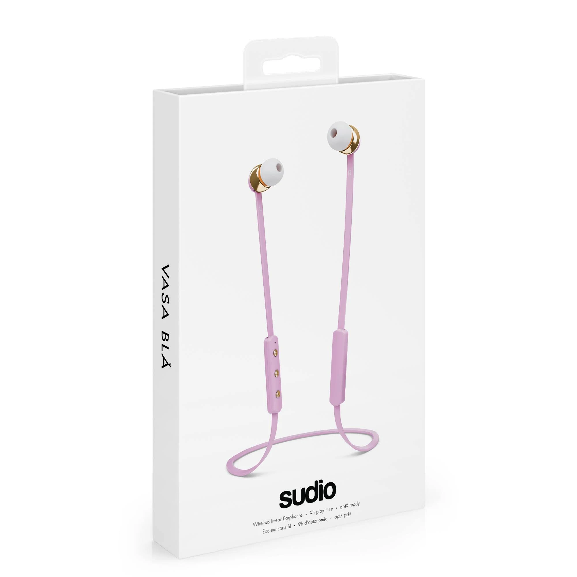 Sudio Vasa Bla Bluetooth Wireless In-Ear Earphones - Pink
