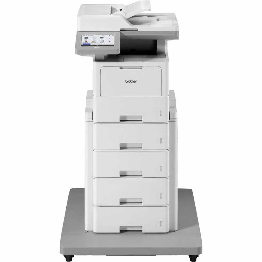 Brother MFC-L6915DW Wireless Laser Multifunction Printer - Monochrome - Copier/Fax/Printer/Scanner - 52 ppm Mono Print - 1200 x 1200 dpi Print
