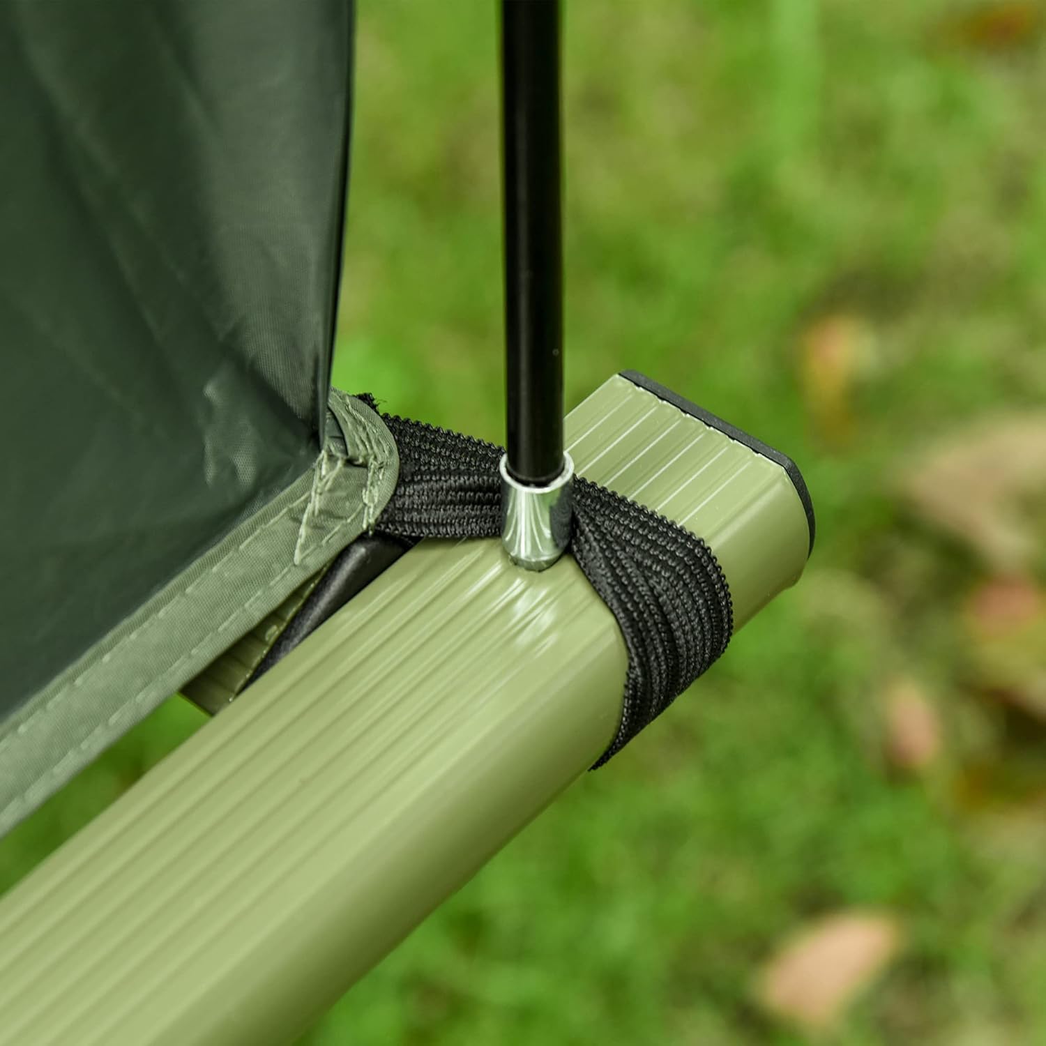 Outsunny 1 Person Compact Pop Up Portable Folding Outdoor Elevated Camping Cot Tent Combo Set