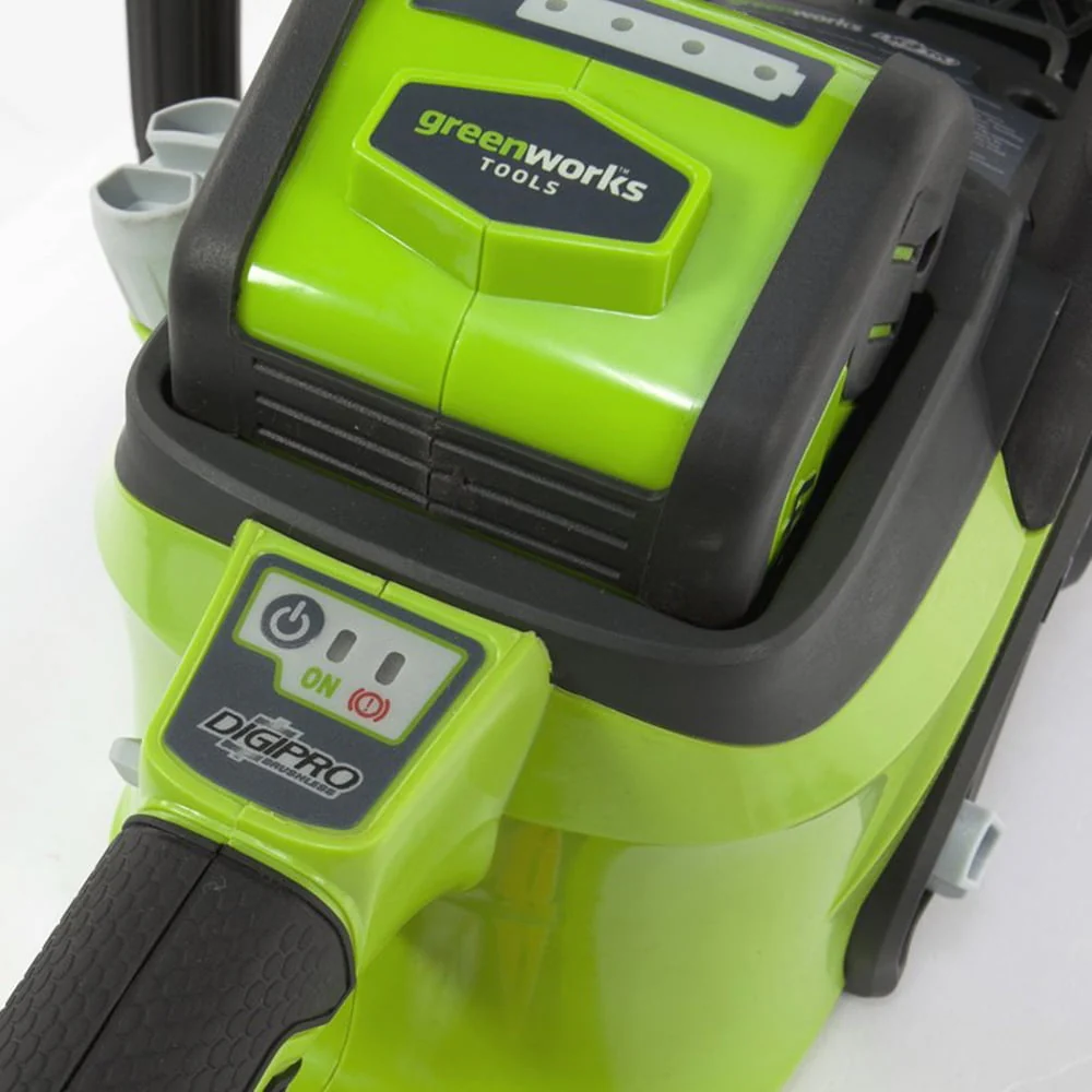 Greenworks 40V 16 Cordless Brushless Chainsaw with 4.0 Ah Battery and Charger 20312