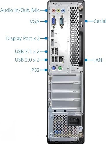 Lenovo ThinkCentre M710S SFF Desktop Computer, New 24" FHD Monitor Bundle, RGB Speakers, PC Set, Intel Core 6th 3.7GHz, 16GB RAM, 256GB SSD