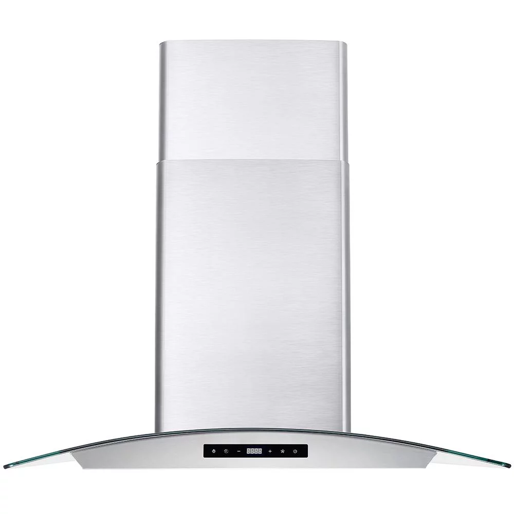 Cosmo 2 Piece Kitchen Appliance Package with 30" Freestanding Gas Range Kitchen Stove & 30" Wall Mount Range Hood Kitchen Hood Kitchen Appliance