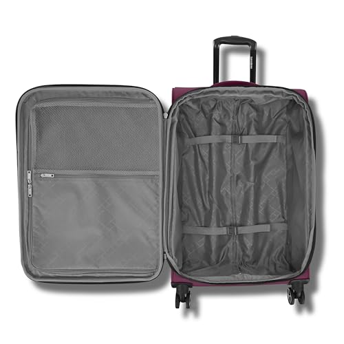 Samsonite Saire LTE Softside Expandable Luggage with Spinner Wheels, 3-Piece Set (20/25/28), Caribbean Blue