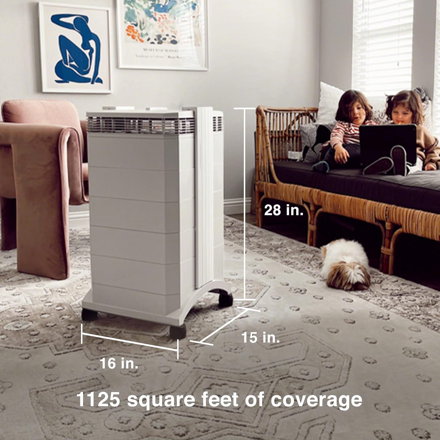 IQAir HealthPro Plus Air Purifier - Medical Grade H13 HyperHEPA filter for home large room upto 1125 sq ft, Air Cleaner for Viruses, Bacteria