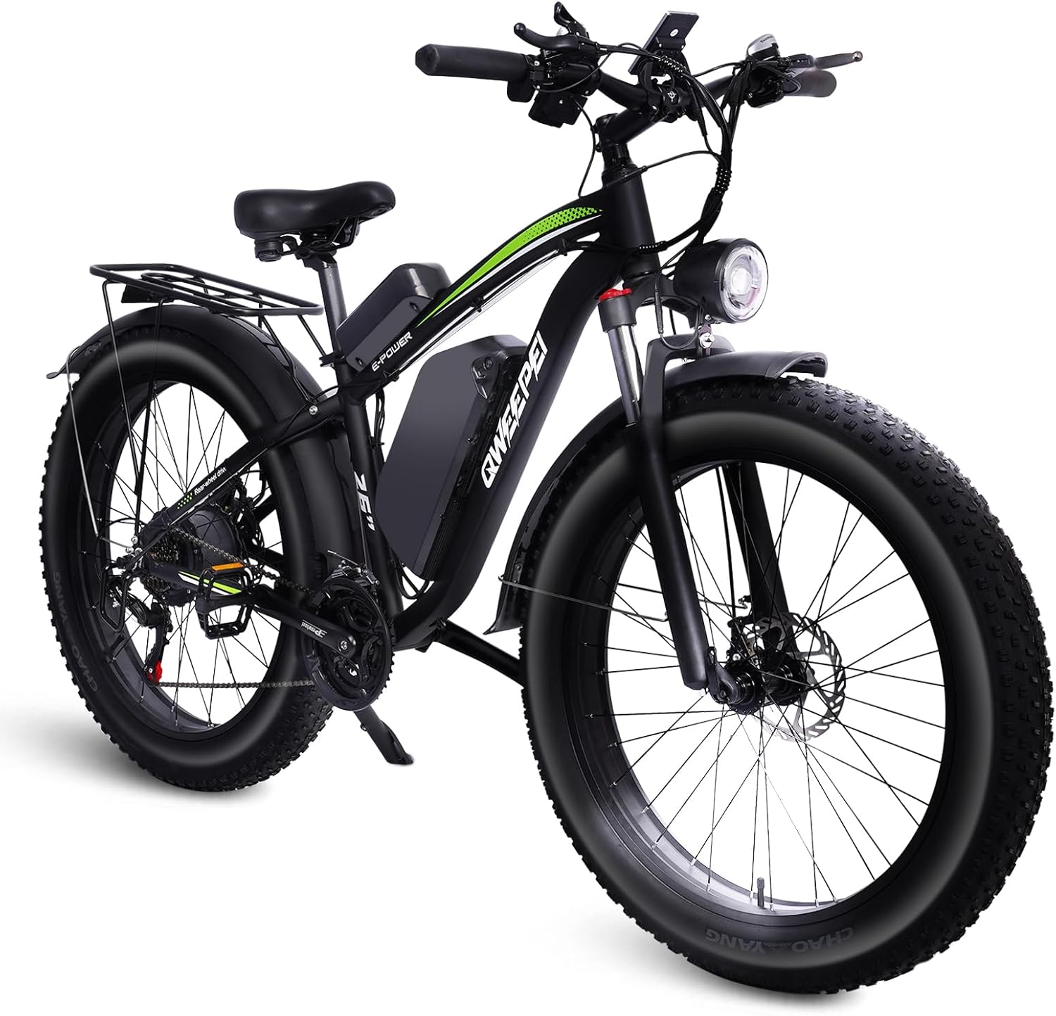 Fat Tire Electirc Bike for Adults 1000W Brushless Motor Ebike Mountain Bike 34MPH 17.5AH 840WH Battery,70 Miles e bike 21-Speed Gears