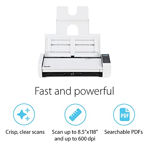 Doxie Pro DX400 - Duplex Document Scanner and Receipt Scanner for Home and Office with Amazing Software for Mac and PC