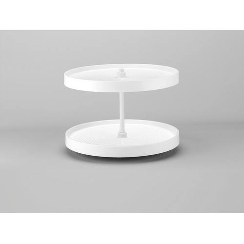 Rev-A-Shelf - LD-2062-28BM-15-1 - 28x22 Almond Polymer Full Circle Lazy Susan 2-Shelf