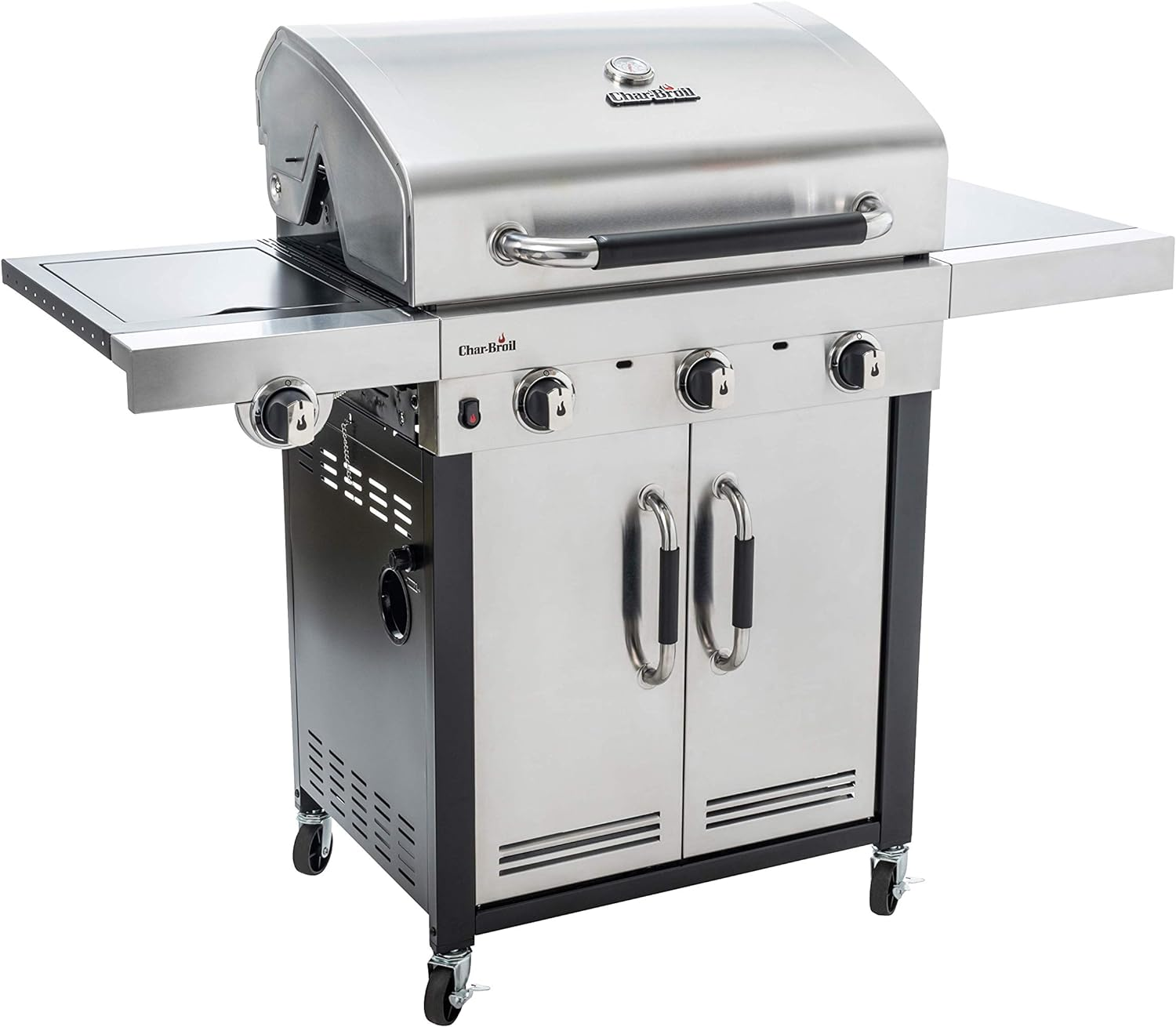 Char-Broil Advantage Series 345S - 3 Burner Gas Barbecue Grill with TRU-Infrared Technology, Stainless Steel Finish