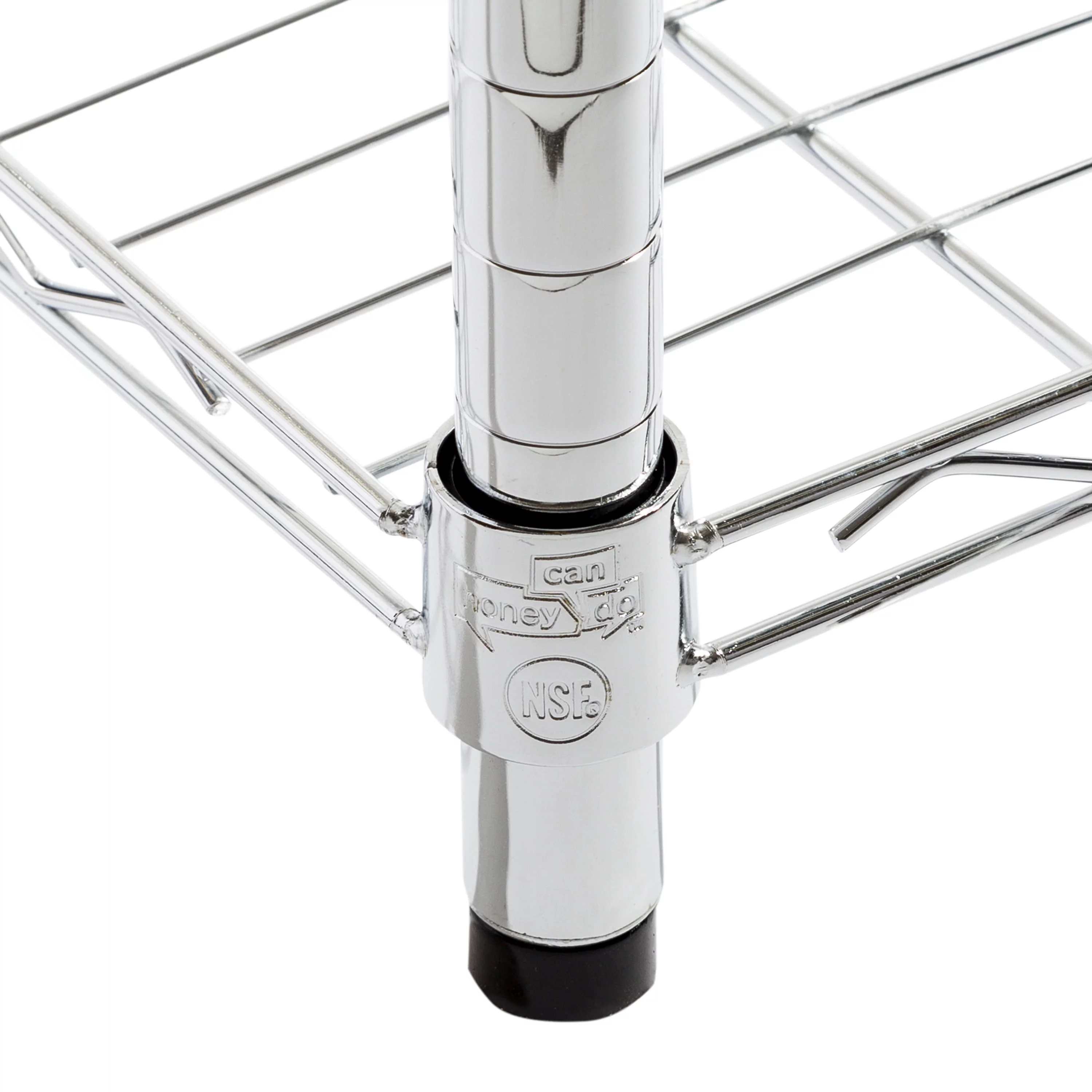 Honey Can Do Urban 5--Shelf Adjustable Steel Storage Shelving Unit, Chrome