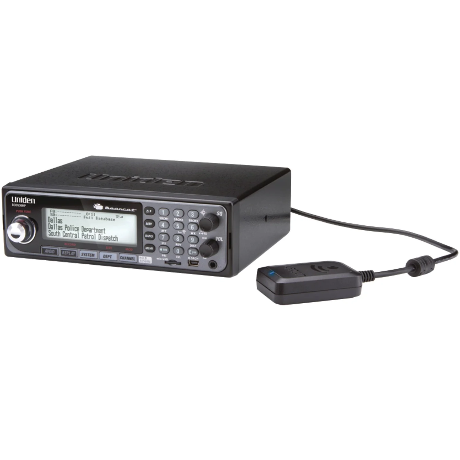 Uniden BCD536HP HomePatrol Series Digital Mobile Scanner with WiFi