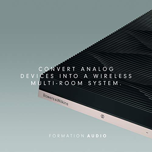 Bowers & Wilkins Formation Audio - Wireless Audio Streamer, Multi-Room Hi-Res Streaming, Analog-Digital Conversion, Built-in Bluetooth 4.1
