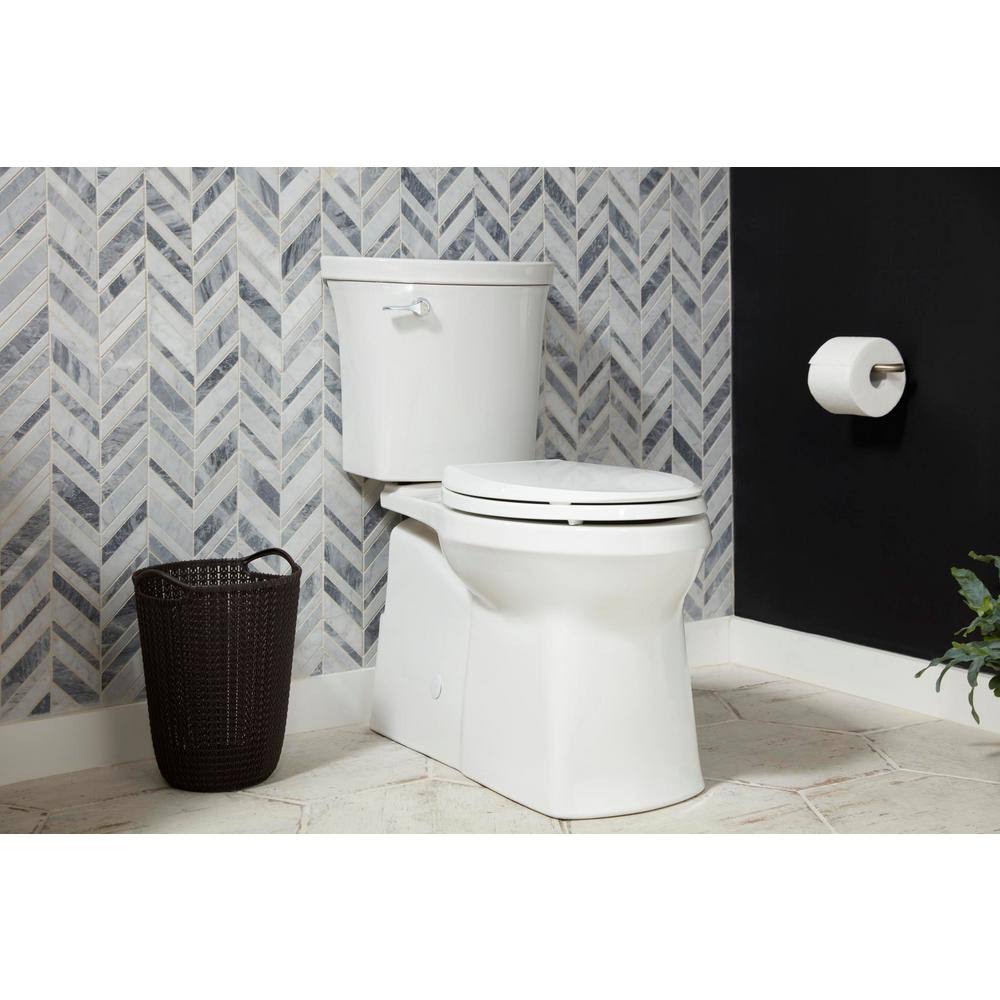 Valiant The Complete Solution 2-Piece 1.28 GPF Single-Flush Elongated Toilet in White